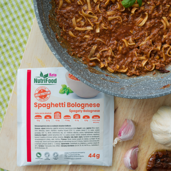 Špagety Bolognese NutriFood Keto